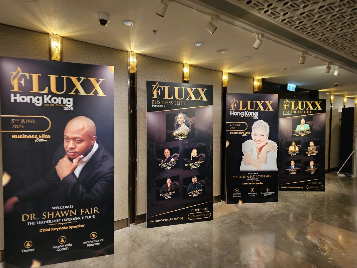 Sukh Sandhu speaks at the FLUXX Awards in Hong Kong, demonstrating expertise in governance risk management.