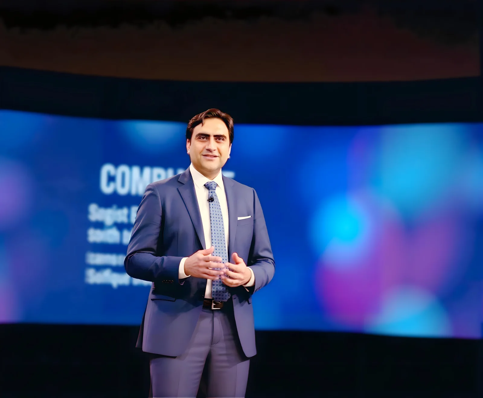 Sukh Sandhu — on stage and in the field