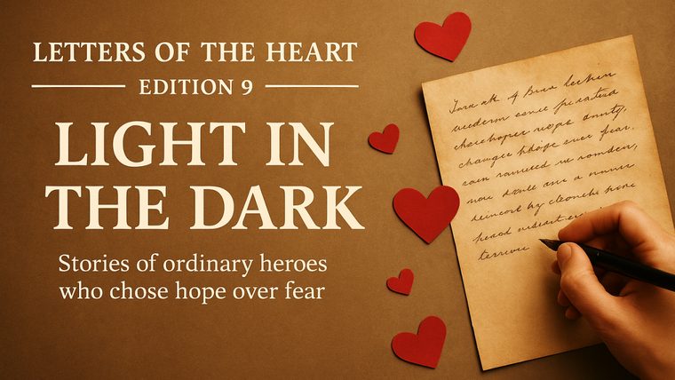 Letters of the Heart | Sukh Sandhu Book cover for 'Letters of the Heart: Edition 9' with handwritten text and hearts, reflecting themes of compliance and.