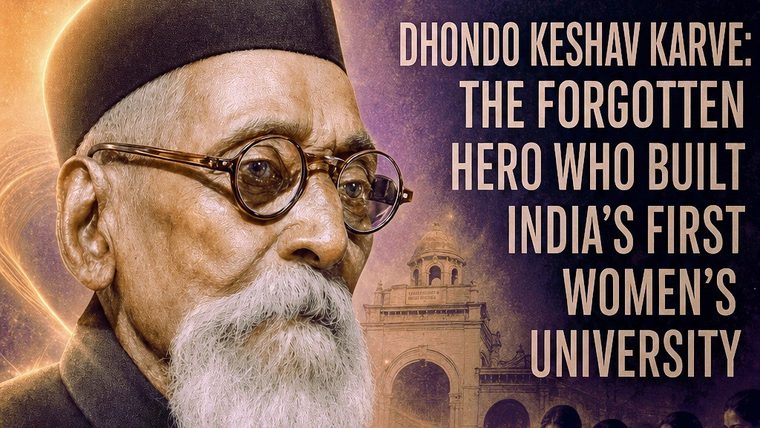 Dhondo Keshav Karve | Sukh Sandhu Dhondo Keshav Karve, founder of India's first women's university, SNDT, a pioneer celebrated by Sukh Sandhu.