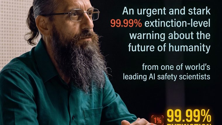 Ilya Sutskever | Sukh Sandhu Ilya Sutskever, a scientist, delivers a stark warning about potential human extinction due to artificial intelligence.