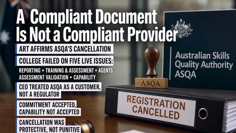 Truth Translated | Sukh Sandhu A graphic stating 'Truth, Translated: A compliant document is not a compliant provider' relating to compliance services.