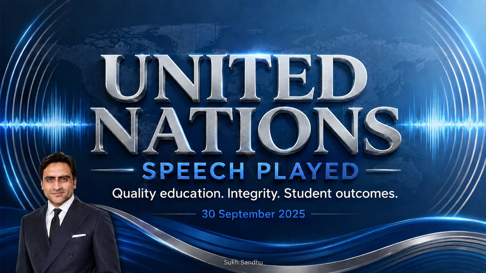 Speech played at the United Nations