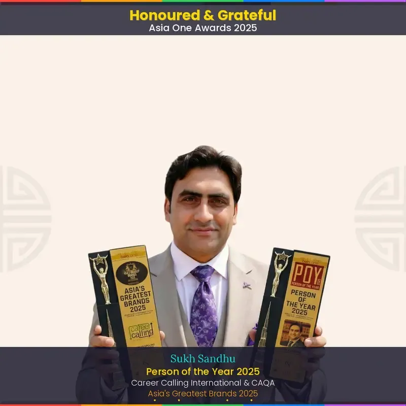 Sukh Sandhu receives the Person of the Year and Asia's Greatest Brands awards, demonstrating leadership in compliance.
