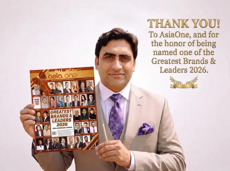 Sukh Sandhu is featured in a magazine recognizing greatest brands and leaders, an award for business excellence.